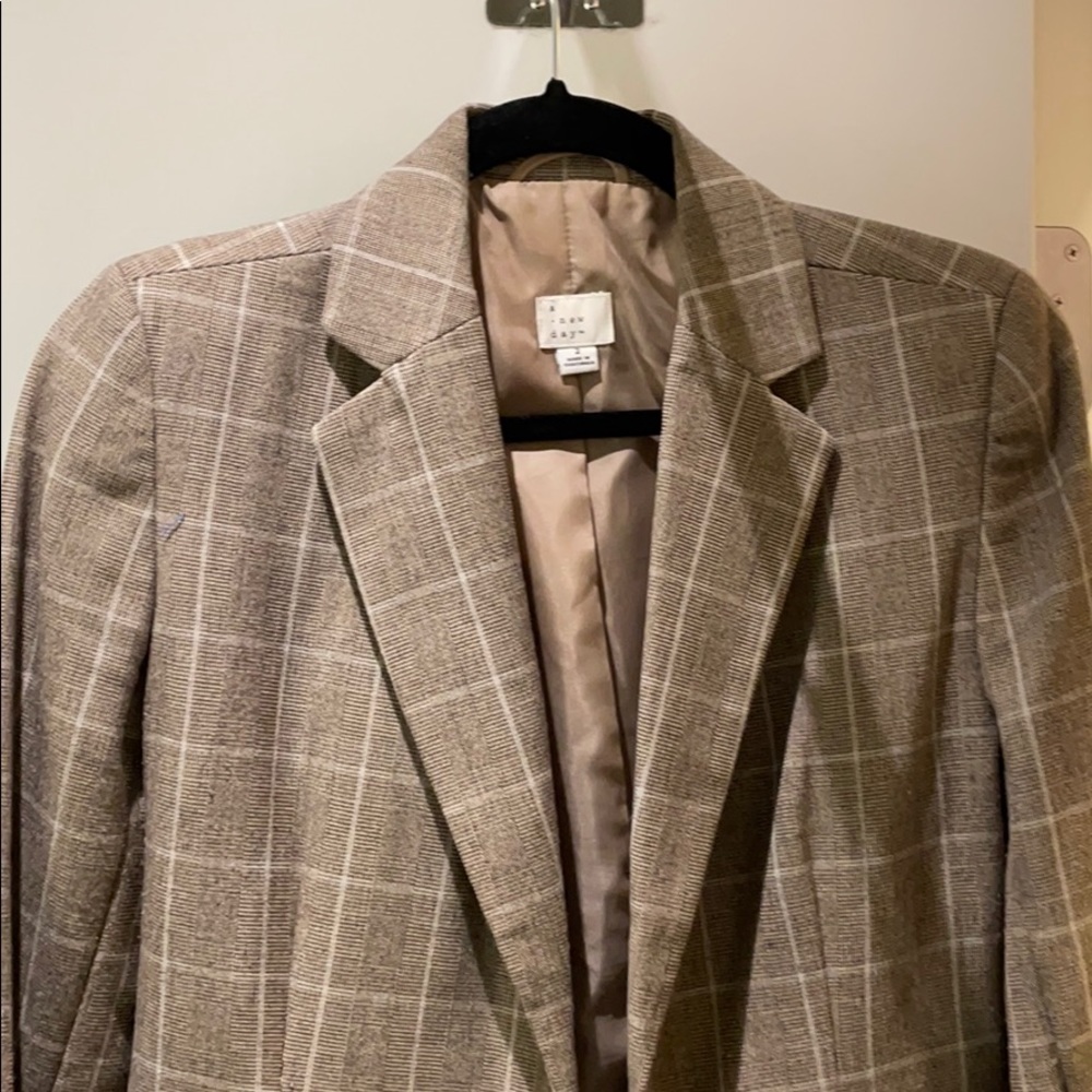 Plaid blazer